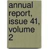 Annual Report, Issue 41, Volume 2 door New York