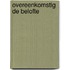 Overeenkomstig de belofte