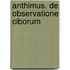 Anthimus. de Observatione Ciborum