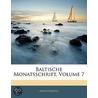 Baltische Monatsschrift, Volume 7 door Anonymous Anonymous