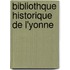 Bibliothque Historique de L'Yonne