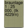 Braunlage 1 : 25 000. (tk 4229/n) door Onbekend