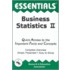 Business Statistics Ii Essentials