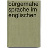 Bürgernahe Sprache im Englischen door Nike Hirschbiegel