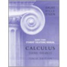Calculus Student Solutions Manual door Saturnino L. Salas