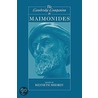 Cambridge Companion To Maimonides door Kenneth Seeskin