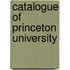 Catalogue Of Princeton University
