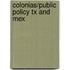 Colonias/Public Policy Tx And Mex