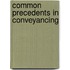 Common Precedents In Conveyancing