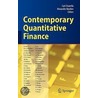 Contemporary Quantitative Finance door Onbekend