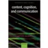 Content Cognition Comm:phil Vii P