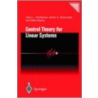 Control Theory For Linear Systems door Malo Hautus