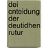 Dei Cnteidung Der Deutidhen Rutur