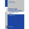 Deontic Logic In Computer Science door Onbekend