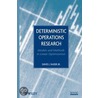 Deterministic Operations Research door David J. Rader