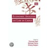 Economic Analysis Of Law In China by Thomas Eger