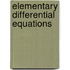 Elementary Differential Equations