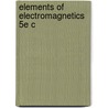 Elements Of Electromagnetics 5e C by Matthew N.O. Sadiku