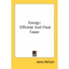 Energy: Efficient And Final Cause door Onbekend