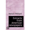 Extracts From American Newspapers door Onbekend