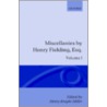 Fielding:miscellanies 1 Wewhf:c C door Henry Fielding