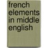 French Elements in Middle English