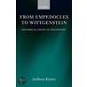 From Empedocles To Wittgenstein C door Sir Anthony Kenny