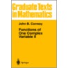 Functions Of One Complex Variable door John B. Conway