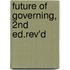 Future Of Governing, 2nd Ed.rev'd