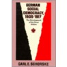 German Social Democracy 1905-1917 door Carl E. Schorske