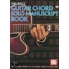 Guitar Chord Solo Manuscript Book door Onbekend