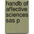 Handb Of Affective Sciences Sas P
