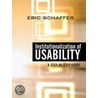 Institutionalization of Usability door Eric Schaffer