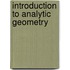 Introduction To Analytic Geometry