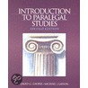 Introduction to Paralegal Studies door Gibson