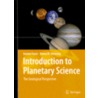 Introduction to Planetary Science door Teresa Mensing