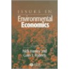 Issues in Environmental Economics door Nick Hanley