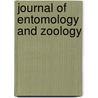 Journal Of Entomology And Zoology door Onbekend