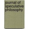 Journal of Speculative Philosophy by William T. Harris