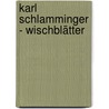 Karl Schlamminger - Wischblätter by Navid Kermani