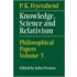 Knowledge, Science and Relativism