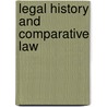 Legal History and Comparative Law door Richard Plender