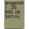 Lengerich 1 : 25 000. (tk 3411/n) door Onbekend