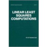 Linear Least Squares Computations door R.W. Farebrother