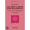 Lo, How A Rose E'er Blooming Satb door Onbekend