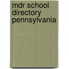 Mdr School Directory Pennsylvania door Onbekend