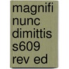 Magnifi Nunc Dimittis S609 Rev Ed door William Walton