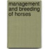 Management And Breeding Of Horses