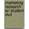 Marketing Research W/ Student Dvd door Pamela S. Schindler