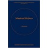 Maximal Orders Reissue Lmsms 28 C door Irving Reiner